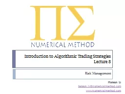 an introduction to algorithmic trading basic to advanced strategies pdf download