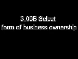 Form of business ownership business plan