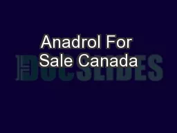 Buy anadrol 50 pills