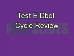Oral dbol and test cycle