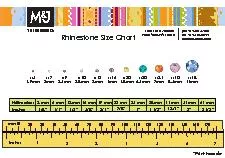 Rhinestone Size Chart Actual Size
