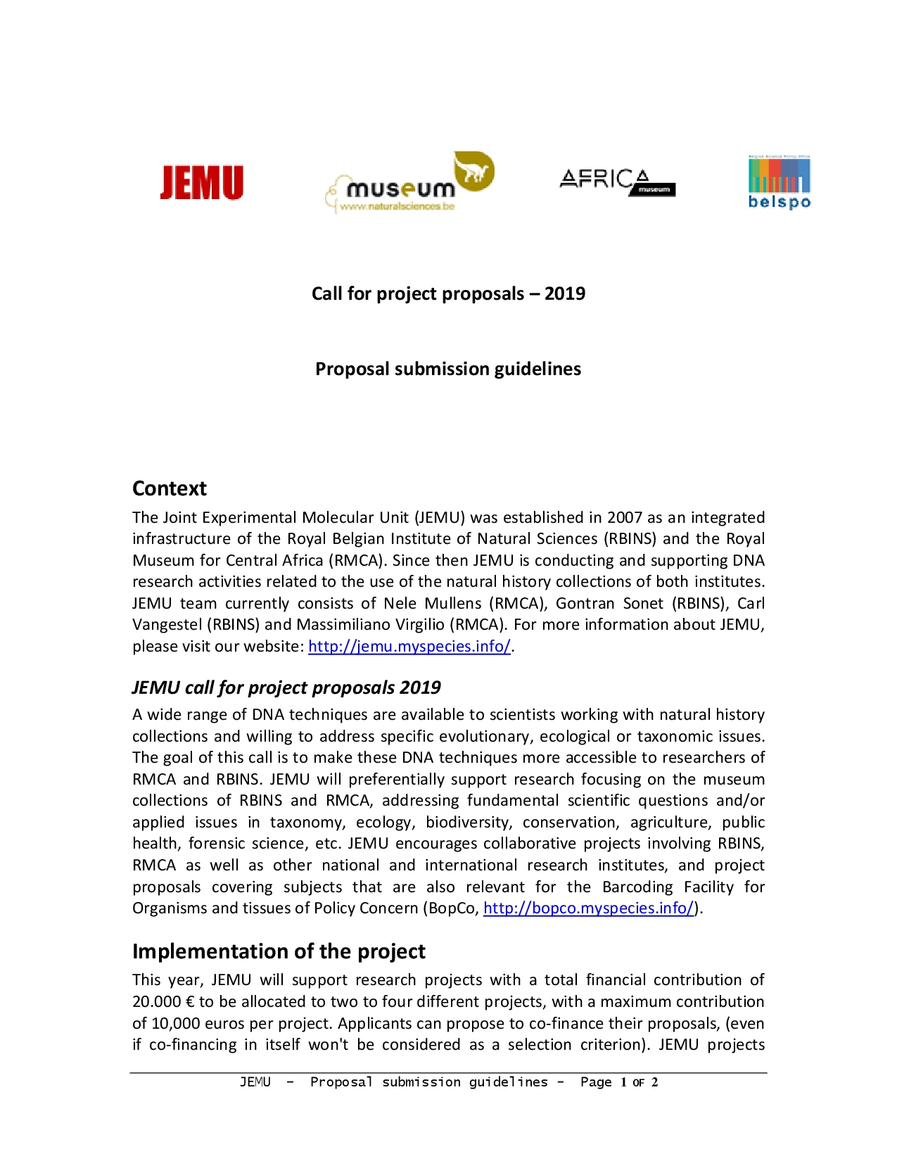 JEMU  
–
  
Proposal submission guidel