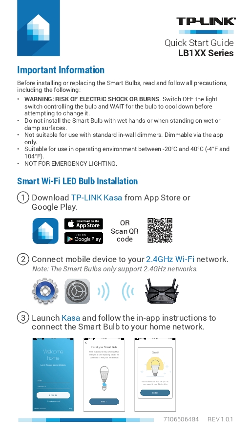 Smart Wi-Fi LED Bulb Installation
Quick 